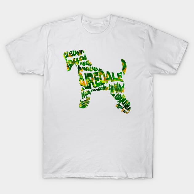 Airedale Terrier T-Shirt by inspirowl